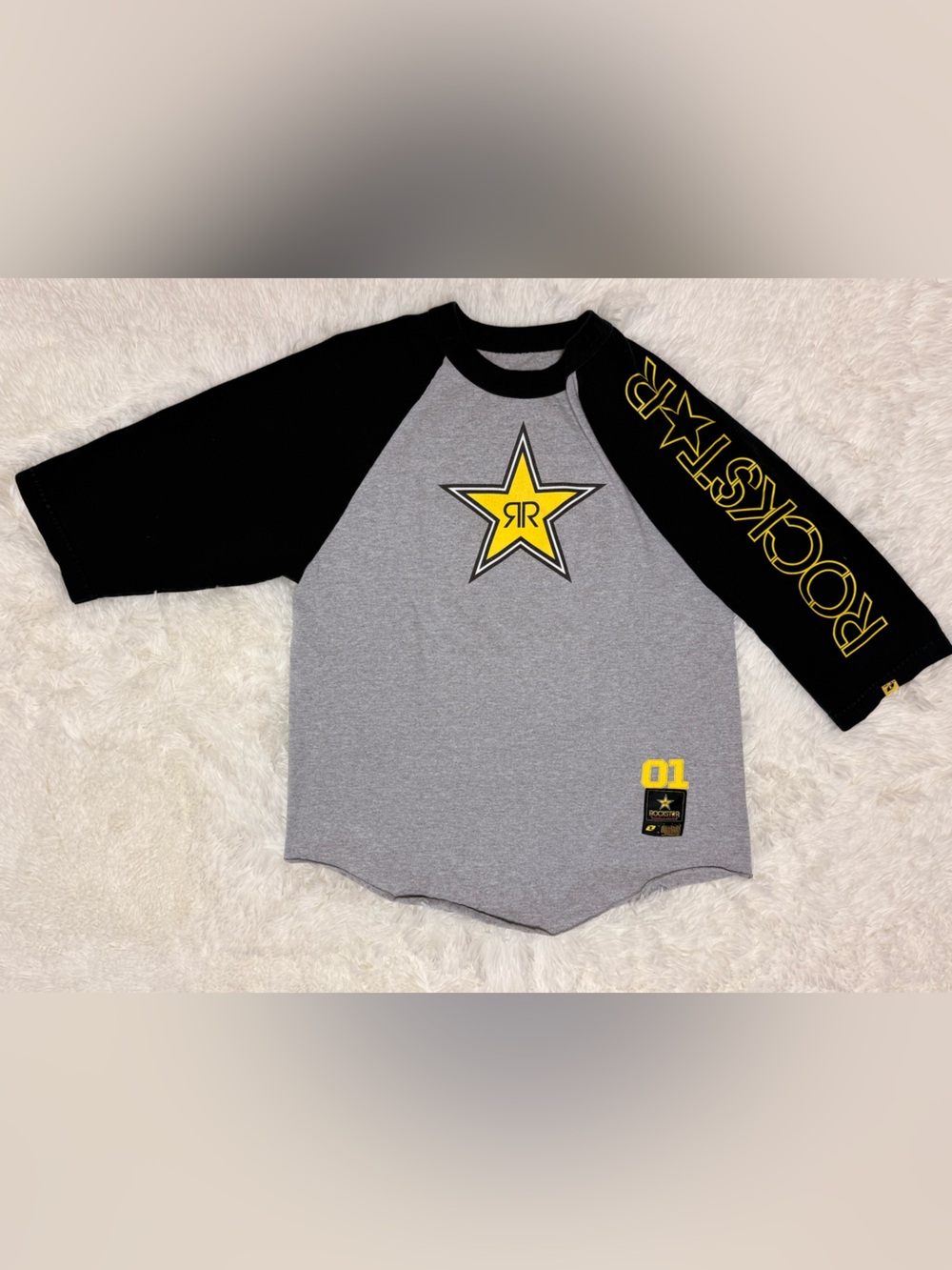 One Industries Vintage Rockstar Harrington
Baseball 3/4 Sleeve T-Shirt